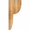 Ekena Millwork Crestline Rough Sawn Corbel, Western Red Cedar, 6"W x 12"D x 28"H COR06X12X28CRE00RWR - alternate 2